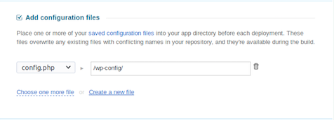 Add Config Files