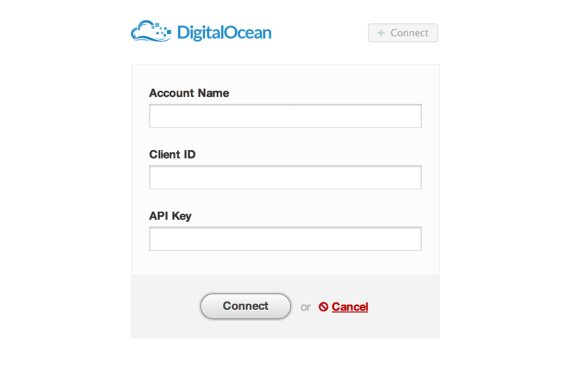 Connect DigitalOcean account