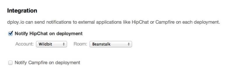 Notify HipChat on deployment