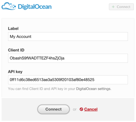 Integration with DigitalOcean